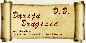Darija Dragišić vizit kartica